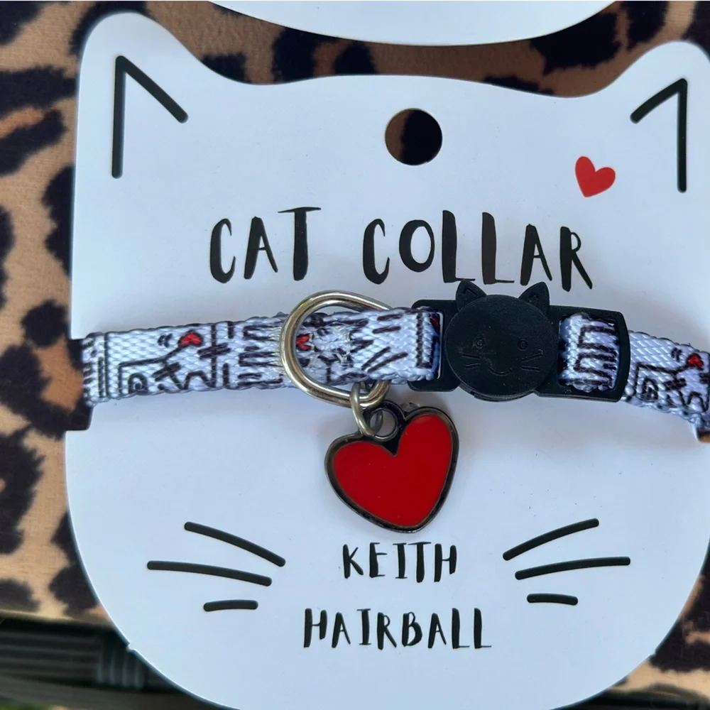 Artist Inspired Cat Collar and Charm